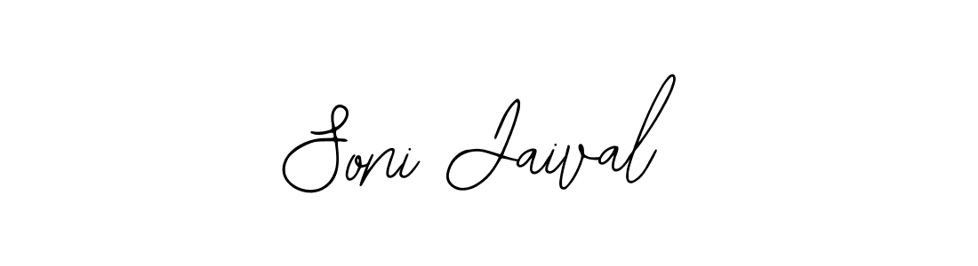 Create a beautiful signature design for name Soni Jaival. With this signature (Bearetta-2O07w) fonts, you can make a handwritten signature for free. Soni Jaival signature style 12 images and pictures png