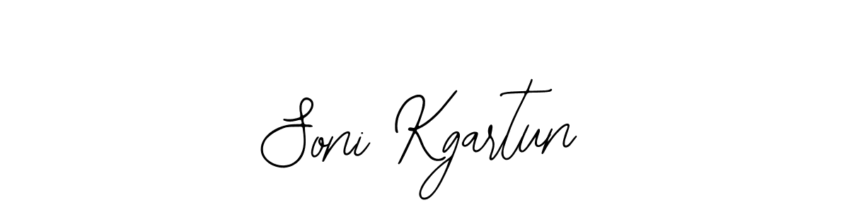 How to make Soni Kgartun name signature. Use Bearetta-2O07w style for creating short signs online. This is the latest handwritten sign. Soni Kgartun signature style 12 images and pictures png