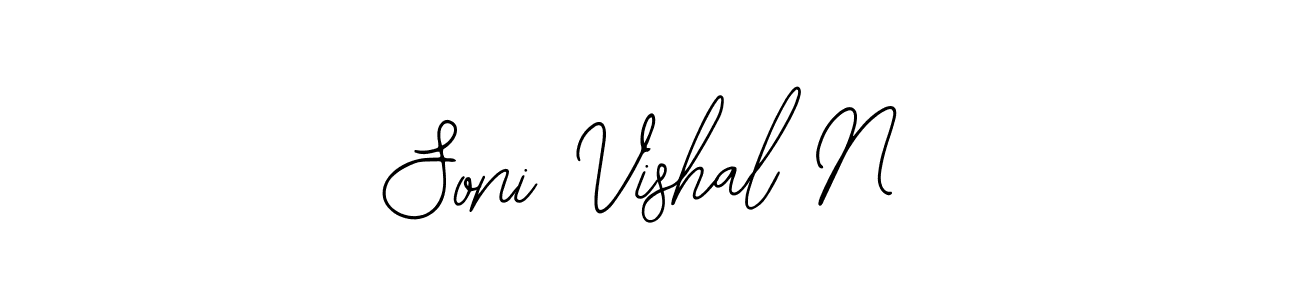 Create a beautiful signature design for name Soni Vishal N. With this signature (Bearetta-2O07w) fonts, you can make a handwritten signature for free. Soni Vishal N signature style 12 images and pictures png