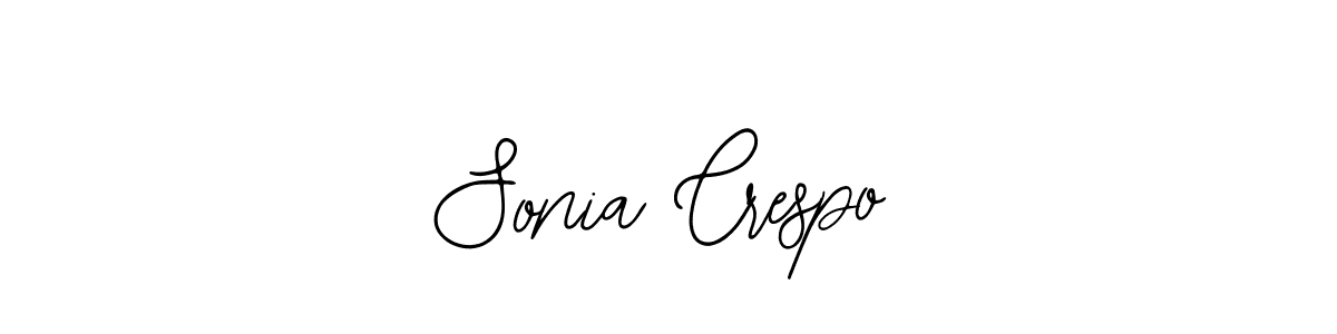 Use a signature maker to create a handwritten signature online. With this signature software, you can design (Bearetta-2O07w) your own signature for name Sonia Crespo. Sonia Crespo signature style 12 images and pictures png