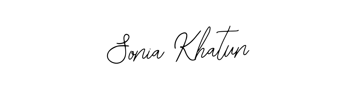 How to make Sonia Khatun signature? Bearetta-2O07w is a professional autograph style. Create handwritten signature for Sonia Khatun name. Sonia Khatun signature style 12 images and pictures png