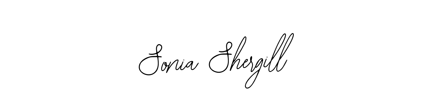 Sonia Shergill stylish signature style. Best Handwritten Sign (Bearetta-2O07w) for my name. Handwritten Signature Collection Ideas for my name Sonia Shergill. Sonia Shergill signature style 12 images and pictures png