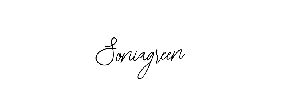 Also we have Soniagreen name is the best signature style. Create professional handwritten signature collection using Bearetta-2O07w autograph style. Soniagreen signature style 12 images and pictures png