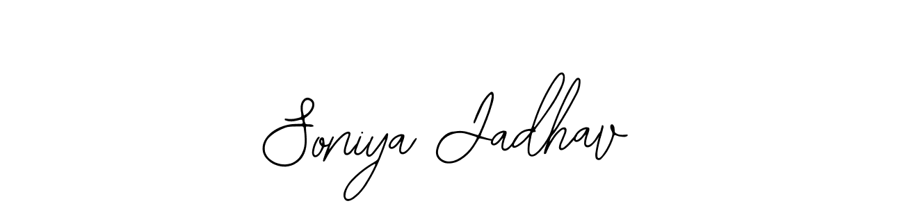 Soniya Jadhav stylish signature style. Best Handwritten Sign (Bearetta-2O07w) for my name. Handwritten Signature Collection Ideas for my name Soniya Jadhav. Soniya Jadhav signature style 12 images and pictures png