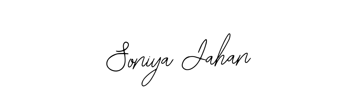 Also You can easily find your signature by using the search form. We will create Soniya Jahan name handwritten signature images for you free of cost using Bearetta-2O07w sign style. Soniya Jahan signature style 12 images and pictures png