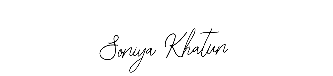 Make a beautiful signature design for name Soniya Khatun. Use this online signature maker to create a handwritten signature for free. Soniya Khatun signature style 12 images and pictures png
