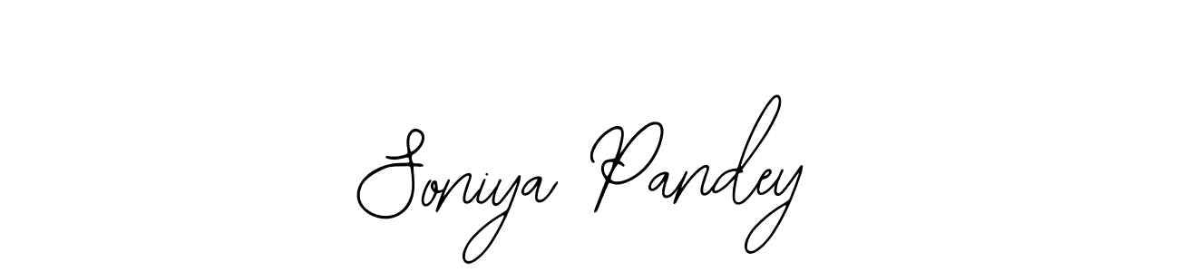 How to make Soniya Pandey name signature. Use Bearetta-2O07w style for creating short signs online. This is the latest handwritten sign. Soniya Pandey signature style 12 images and pictures png