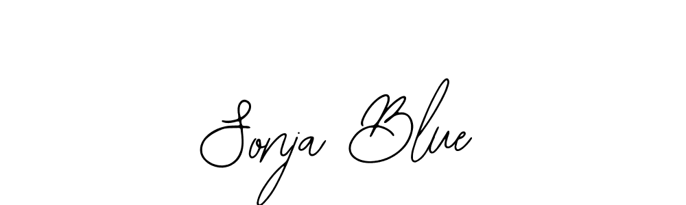 Best and Professional Signature Style for Sonja Blue. Bearetta-2O07w Best Signature Style Collection. Sonja Blue signature style 12 images and pictures png