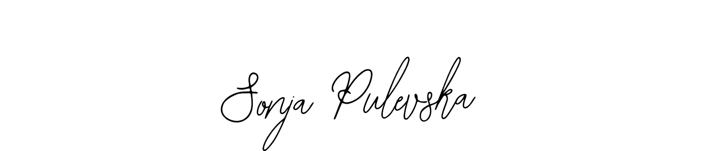 Make a short Sonja Pulevska signature style. Manage your documents anywhere anytime using Bearetta-2O07w. Create and add eSignatures, submit forms, share and send files easily. Sonja Pulevska signature style 12 images and pictures png