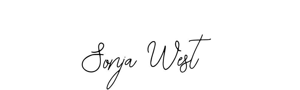 Design your own signature with our free online signature maker. With this signature software, you can create a handwritten (Bearetta-2O07w) signature for name Sonja West. Sonja West signature style 12 images and pictures png
