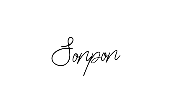 Design your own signature with our free online signature maker. With this signature software, you can create a handwritten (Bearetta-2O07w) signature for name Sonpon. Sonpon signature style 12 images and pictures png