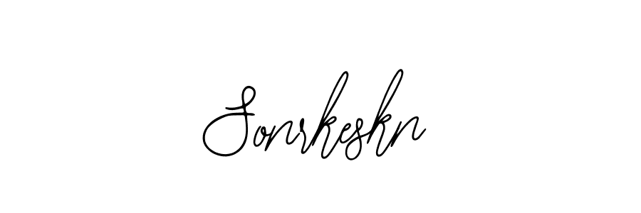 How to make Sonrkeskn name signature. Use Bearetta-2O07w style for creating short signs online. This is the latest handwritten sign. Sonrkeskn signature style 12 images and pictures png