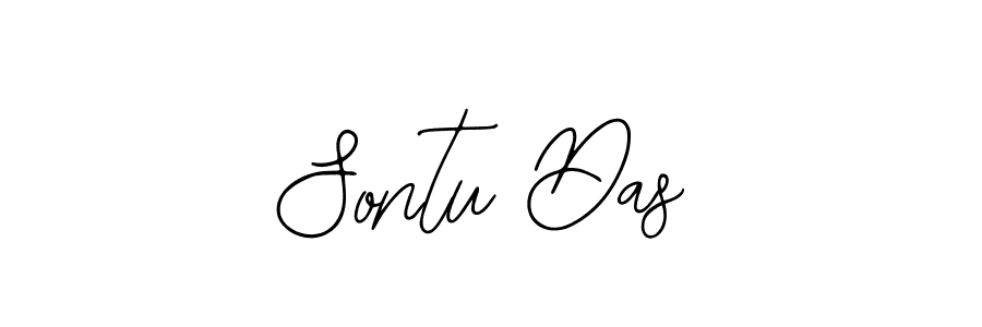 Design your own signature with our free online signature maker. With this signature software, you can create a handwritten (Bearetta-2O07w) signature for name Sontu Das. Sontu Das signature style 12 images and pictures png