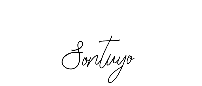 Create a beautiful signature design for name Sontuyo. With this signature (Bearetta-2O07w) fonts, you can make a handwritten signature for free. Sontuyo signature style 12 images and pictures png