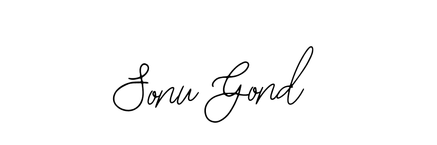 It looks lik you need a new signature style for name Sonu Gond. Design unique handwritten (Bearetta-2O07w) signature with our free signature maker in just a few clicks. Sonu Gond signature style 12 images and pictures png