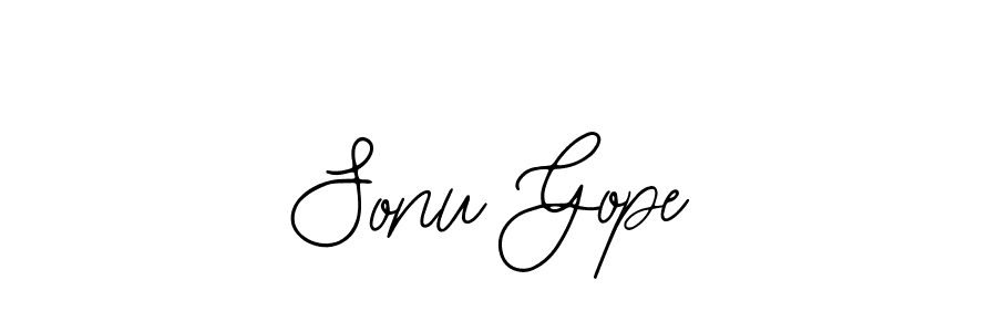 Make a beautiful signature design for name Sonu Gope. Use this online signature maker to create a handwritten signature for free. Sonu Gope signature style 12 images and pictures png
