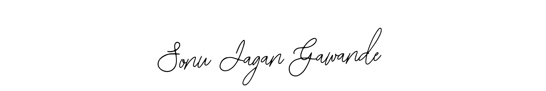 Sonu Jagan Gawande stylish signature style. Best Handwritten Sign (Bearetta-2O07w) for my name. Handwritten Signature Collection Ideas for my name Sonu Jagan Gawande. Sonu Jagan Gawande signature style 12 images and pictures png