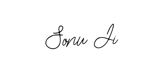 Design your own signature with our free online signature maker. With this signature software, you can create a handwritten (Bearetta-2O07w) signature for name Sonu Ji. Sonu Ji signature style 12 images and pictures png