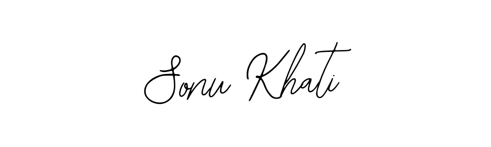 Make a short Sonu Khati signature style. Manage your documents anywhere anytime using Bearetta-2O07w. Create and add eSignatures, submit forms, share and send files easily. Sonu Khati signature style 12 images and pictures png