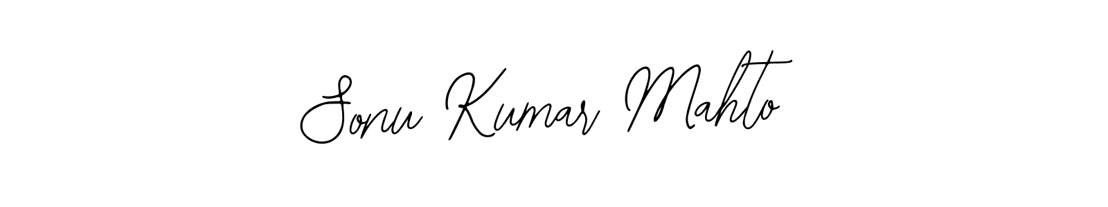 You should practise on your own different ways (Bearetta-2O07w) to write your name (Sonu Kumar Mahto) in signature. don't let someone else do it for you. Sonu Kumar Mahto signature style 12 images and pictures png