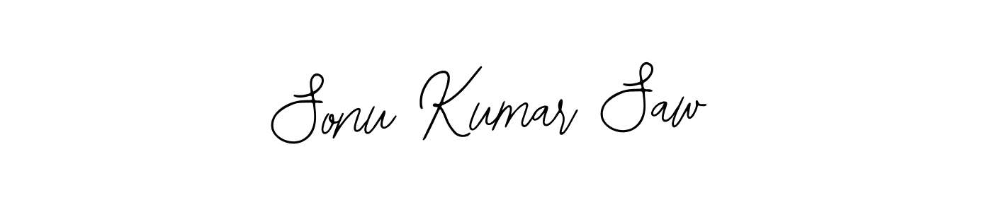 Design your own signature with our free online signature maker. With this signature software, you can create a handwritten (Bearetta-2O07w) signature for name Sonu Kumar Saw. Sonu Kumar Saw signature style 12 images and pictures png