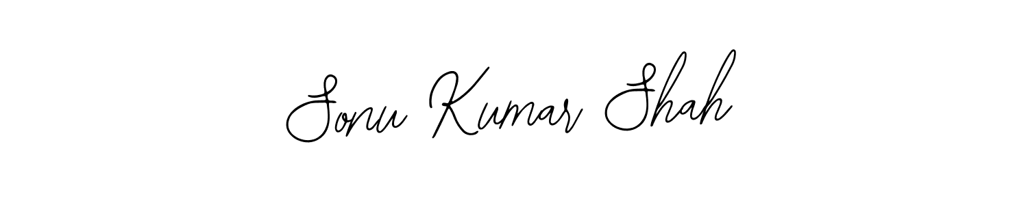 Create a beautiful signature design for name Sonu Kumar Shah. With this signature (Bearetta-2O07w) fonts, you can make a handwritten signature for free. Sonu Kumar Shah signature style 12 images and pictures png