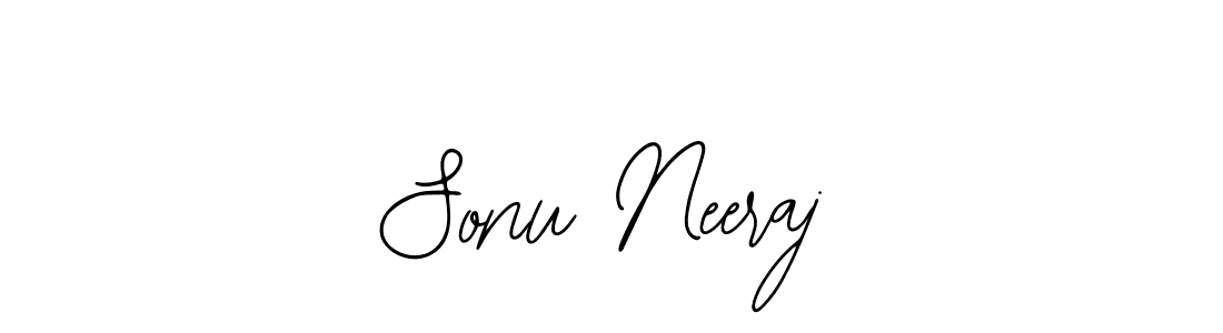 Sonu Neeraj stylish signature style. Best Handwritten Sign (Bearetta-2O07w) for my name. Handwritten Signature Collection Ideas for my name Sonu Neeraj. Sonu Neeraj signature style 12 images and pictures png