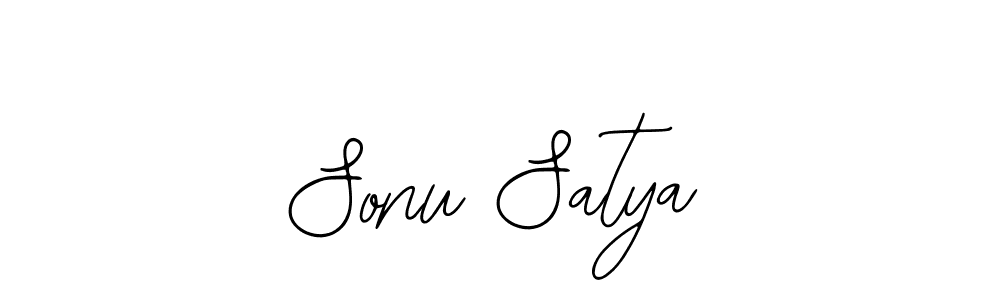 Bearetta-2O07w is a professional signature style that is perfect for those who want to add a touch of class to their signature. It is also a great choice for those who want to make their signature more unique. Get Sonu Satya name to fancy signature for free. Sonu Satya signature style 12 images and pictures png