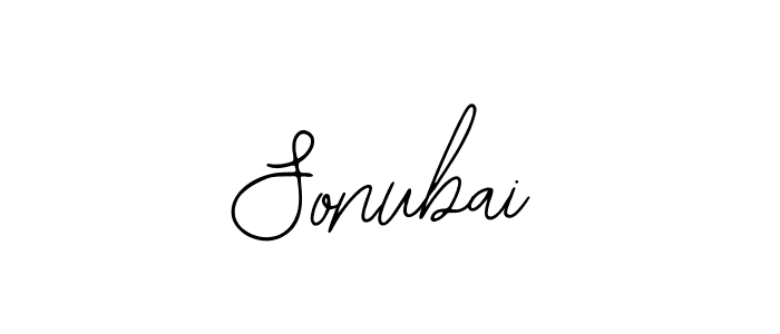 Sonubai stylish signature style. Best Handwritten Sign (Bearetta-2O07w) for my name. Handwritten Signature Collection Ideas for my name Sonubai. Sonubai signature style 12 images and pictures png