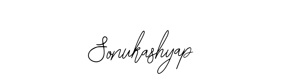 How to make Sonukashyap name signature. Use Bearetta-2O07w style for creating short signs online. This is the latest handwritten sign. Sonukashyap signature style 12 images and pictures png