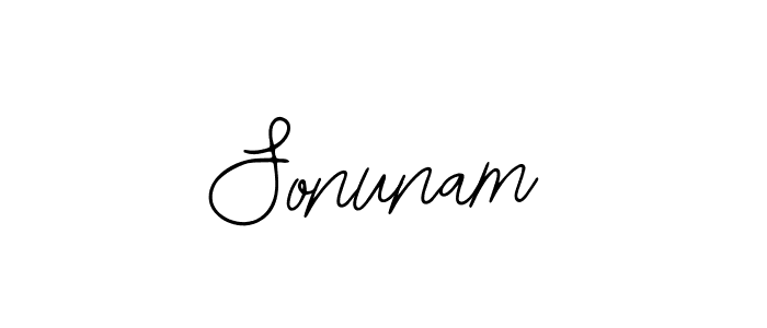 Create a beautiful signature design for name Sonunam. With this signature (Bearetta-2O07w) fonts, you can make a handwritten signature for free. Sonunam signature style 12 images and pictures png