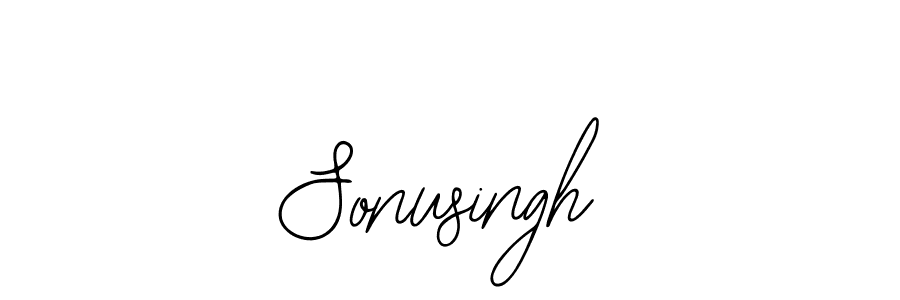 How to Draw Sonusingh signature style? Bearetta-2O07w is a latest design signature styles for name Sonusingh. Sonusingh signature style 12 images and pictures png