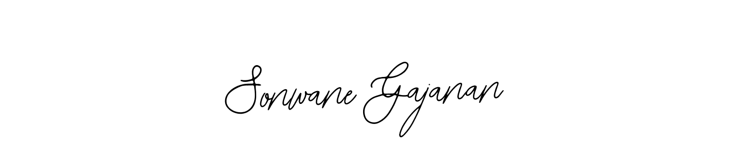 if you are searching for the best signature style for your name Sonwane Gajanan. so please give up your signature search. here we have designed multiple signature styles  using Bearetta-2O07w. Sonwane Gajanan signature style 12 images and pictures png