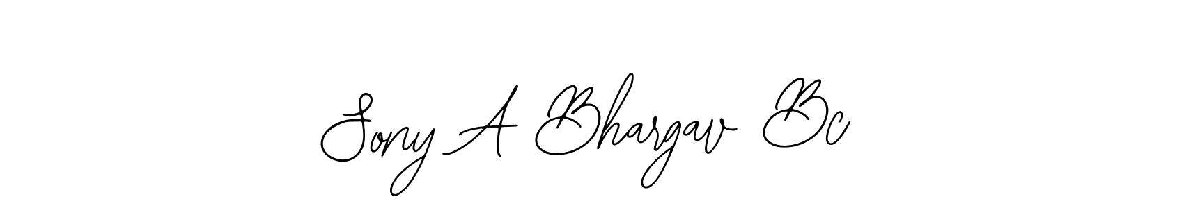 Check out images of Autograph of Sony A Bhargav Bc name. Actor Sony A Bhargav Bc Signature Style. Bearetta-2O07w is a professional sign style online. Sony A Bhargav Bc signature style 12 images and pictures png