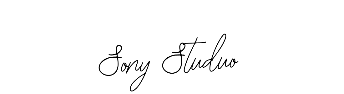 Use a signature maker to create a handwritten signature online. With this signature software, you can design (Bearetta-2O07w) your own signature for name Sony Studuo. Sony Studuo signature style 12 images and pictures png