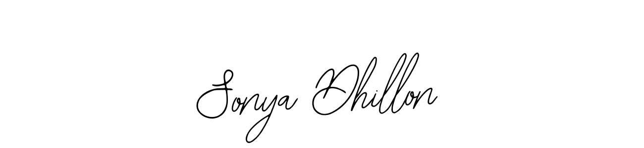 How to make Sonya Dhillon signature? Bearetta-2O07w is a professional autograph style. Create handwritten signature for Sonya Dhillon name. Sonya Dhillon signature style 12 images and pictures png
