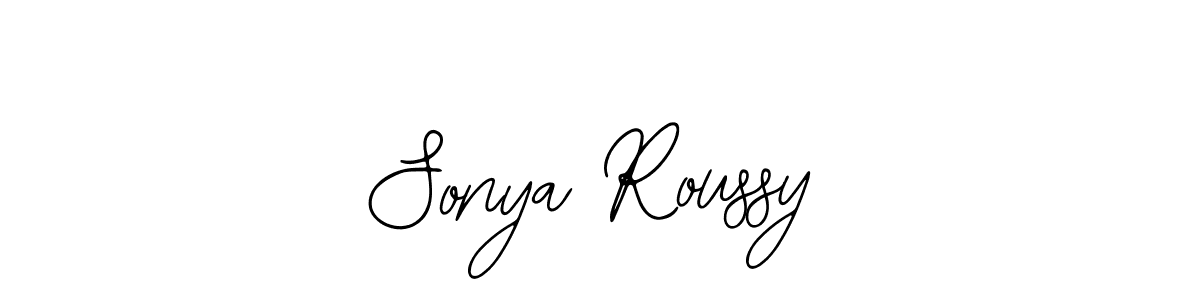 Design your own signature with our free online signature maker. With this signature software, you can create a handwritten (Bearetta-2O07w) signature for name Sonya Roussy. Sonya Roussy signature style 12 images and pictures png
