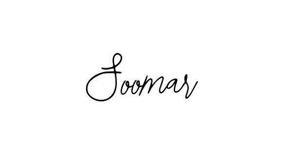 Design your own signature with our free online signature maker. With this signature software, you can create a handwritten (Bearetta-2O07w) signature for name Soomar. Soomar signature style 12 images and pictures png