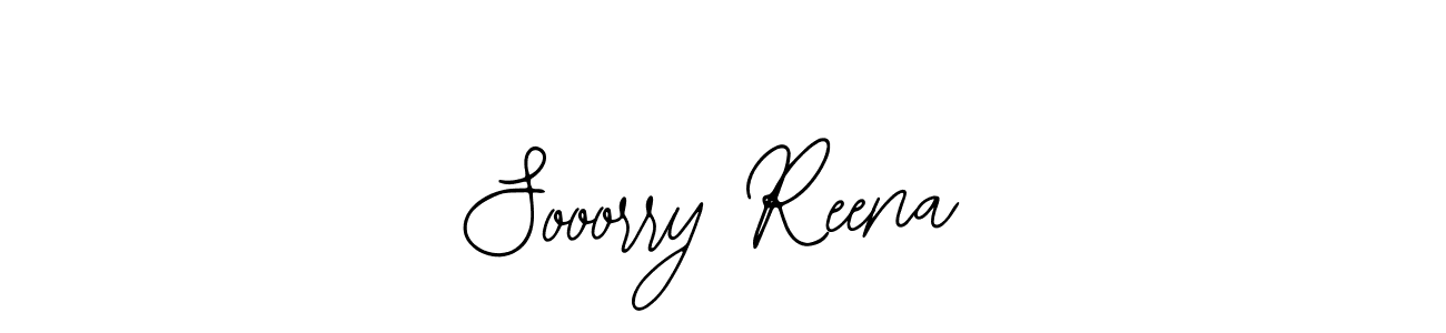 How to make Sooorry Reena name signature. Use Bearetta-2O07w style for creating short signs online. This is the latest handwritten sign. Sooorry Reena signature style 12 images and pictures png