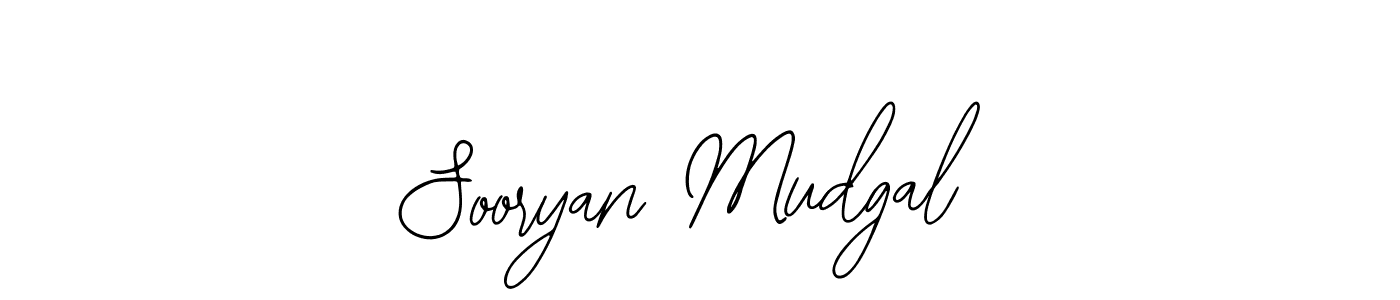 if you are searching for the best signature style for your name Sooryan Mudgal. so please give up your signature search. here we have designed multiple signature styles  using Bearetta-2O07w. Sooryan Mudgal signature style 12 images and pictures png