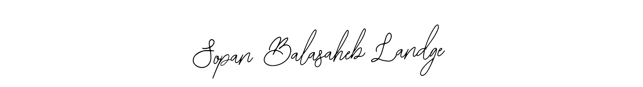 Sopan Balasaheb Landge stylish signature style. Best Handwritten Sign (Bearetta-2O07w) for my name. Handwritten Signature Collection Ideas for my name Sopan Balasaheb Landge. Sopan Balasaheb Landge signature style 12 images and pictures png