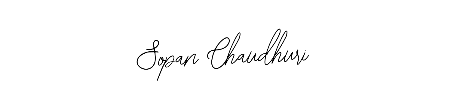 How to make Sopan Chaudhuri name signature. Use Bearetta-2O07w style for creating short signs online. This is the latest handwritten sign. Sopan Chaudhuri signature style 12 images and pictures png