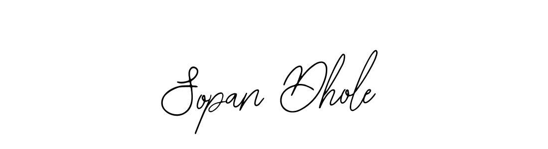 Use a signature maker to create a handwritten signature online. With this signature software, you can design (Bearetta-2O07w) your own signature for name Sopan Dhole. Sopan Dhole signature style 12 images and pictures png