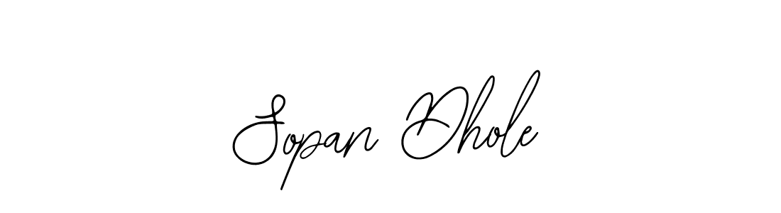 How to Draw Sopan Dhole signature style? Bearetta-2O07w is a latest design signature styles for name Sopan Dhole. Sopan Dhole signature style 12 images and pictures png