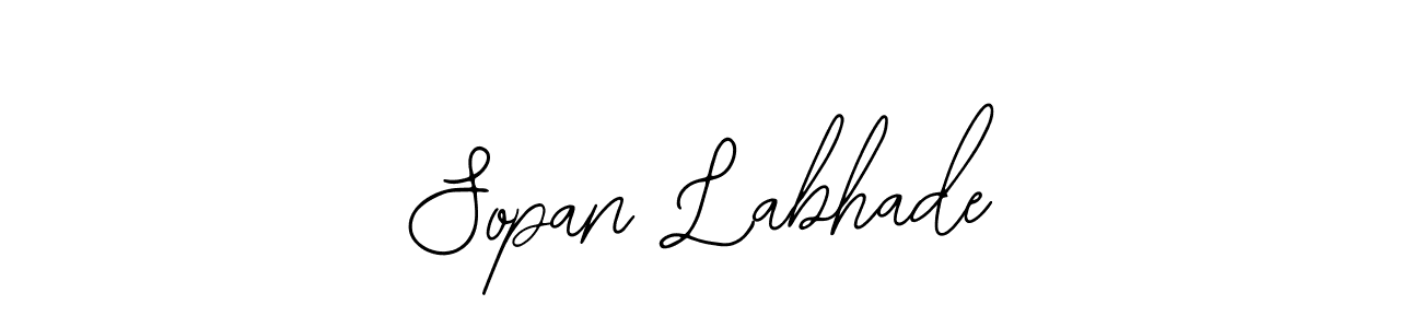 Sopan Labhade stylish signature style. Best Handwritten Sign (Bearetta-2O07w) for my name. Handwritten Signature Collection Ideas for my name Sopan Labhade. Sopan Labhade signature style 12 images and pictures png