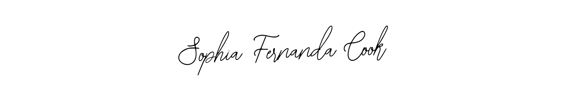 How to make Sophia Fernanda Cook signature? Bearetta-2O07w is a professional autograph style. Create handwritten signature for Sophia Fernanda Cook name. Sophia Fernanda Cook signature style 12 images and pictures png