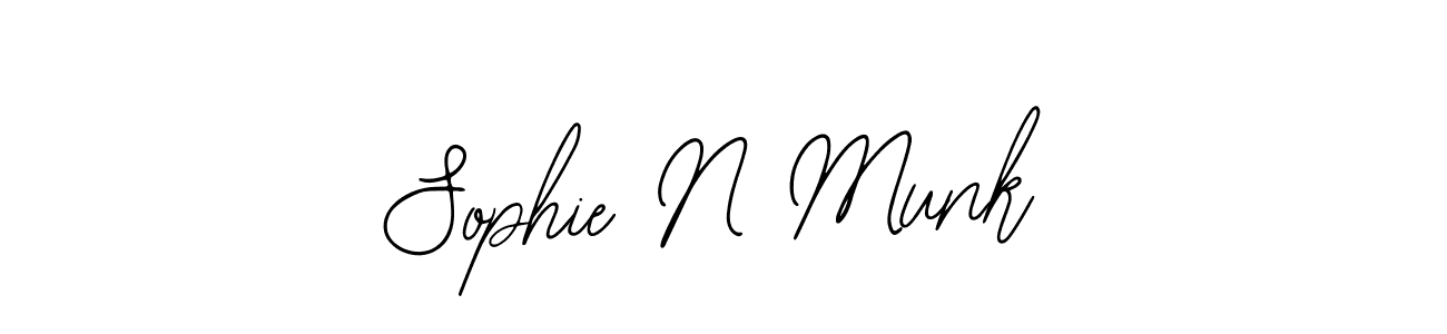 if you are searching for the best signature style for your name Sophie N Munk. so please give up your signature search. here we have designed multiple signature styles  using Bearetta-2O07w. Sophie N Munk signature style 12 images and pictures png