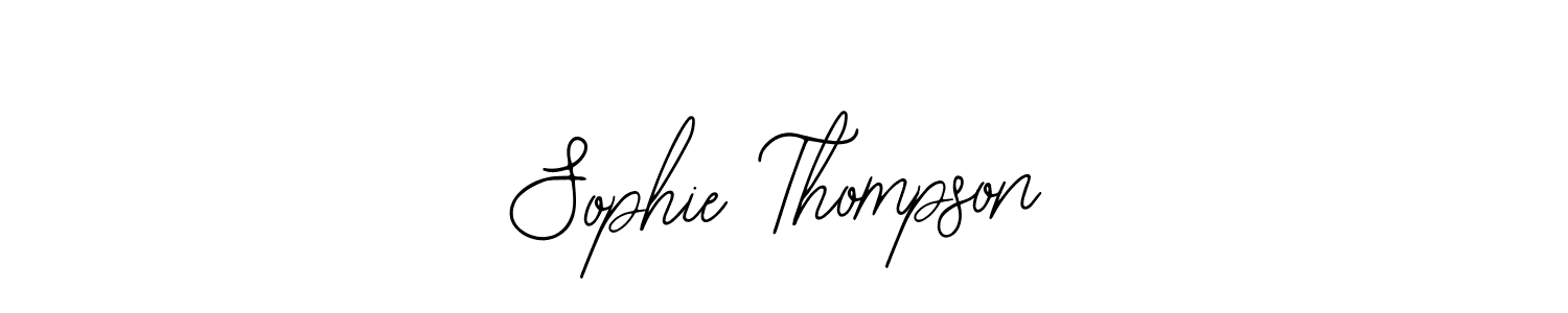 How to make Sophie Thompson name signature. Use Bearetta-2O07w style for creating short signs online. This is the latest handwritten sign. Sophie Thompson signature style 12 images and pictures png