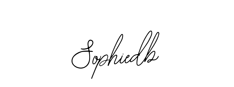 How to make Sophiedb name signature. Use Bearetta-2O07w style for creating short signs online. This is the latest handwritten sign. Sophiedb signature style 12 images and pictures png