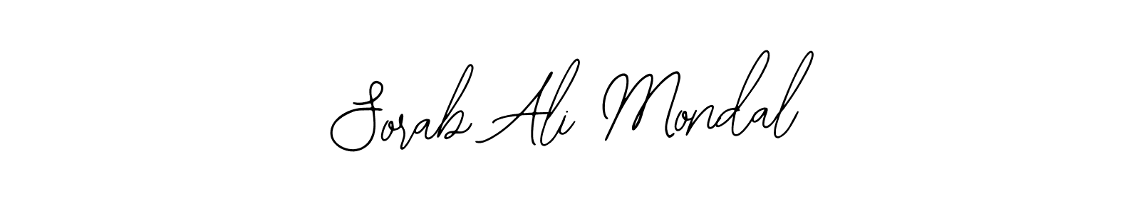 You should practise on your own different ways (Bearetta-2O07w) to write your name (Sorab Ali Mondal) in signature. don't let someone else do it for you. Sorab Ali Mondal signature style 12 images and pictures png